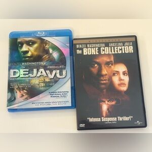 Denzel Washington - 2 DVD’s Deja Vu Blu-ray Disc & The Bone Collector